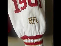 NFL Men's San Francisco49ers 5 time Super Bowl Champion Cotton Varsity Jacket M