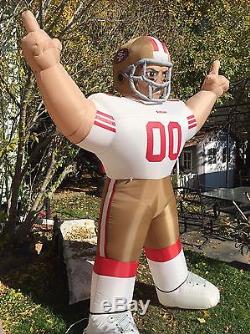 NFL SAN Francisco 49ers Inflatable AirBlown 8' Tiny Blow Up Football Player Gear