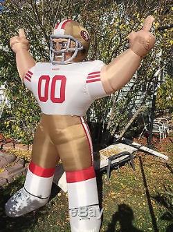 NFL SAN Francisco 49ers Inflatable AirBlown 8' Tiny Blow Up Football Player Gear