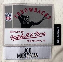 NFL San Francisco 49ers #16 Joe Montana Mitchell & Ness Cream Chainstitch Legacy