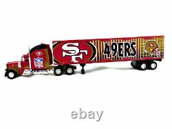 NFL San Francisco 49ers 180 DIECAST COLLECTABLE TRUCK -TRACTOR TRAILER TOY