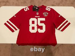 NFL San Francisco 49ers #85 George Kittle jersey mens large nike