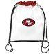 NFL San Francisco 49ers Clear Drawstring Backpack