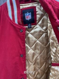 NFL San Francisco 49ers G-III Apparel Super Bowl Jacket Size Medium Used