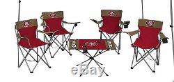 NFL San Francisco 49ers Large Football Team Tailgate Party Kit -9x9 Canopy Set