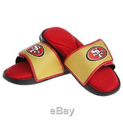 NFL San Francisco 49ers Men's Deluxe Foam Sport Slide Sandals