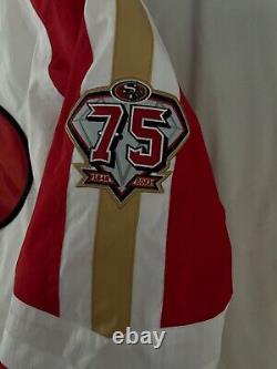 NFL San Francisco 49ers Men's Starter Jacket 75th Anniversary HalfSnap Size XL