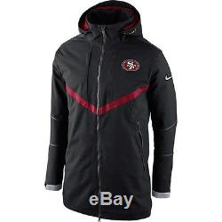 NFL San Francisco 49ers Nike 638954 On Field Storm Fit 550 DOWN Coat PARKA Black