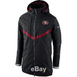 NFL San Francisco 49ers Nike On Field Storm Fit 550 Down Jacket Parka Mens Large