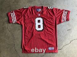 NFL San Francisco 49ers Reebok Authentic Pro Line Jersey Steve Young 8 48 XL Red