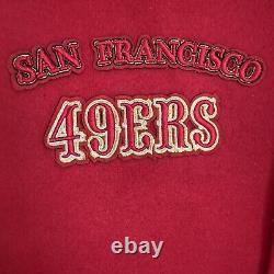 NFL San Francisco 49ers Retro Classic Men´s Rib Wool Varsity Jacket