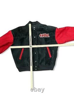 NFL San Francisco 49ers Rugby Club G-III Carl Banks Suede/Leather Jacket