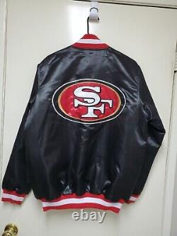 NFL San Francisco 49ers Satin Jacket Size Small