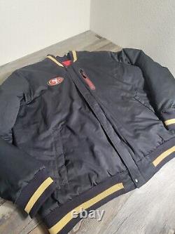 NIKE San Francisco 49ERS destroyer Padded puffy reversible zip up jacket