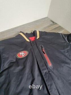 NIKE San Francisco 49ERS destroyer Padded puffy reversible zip up jacket