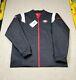 NIKE San Francisco 49ers Bomber Jacket Large 2XL Men Black Red On Field Full Zip