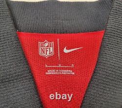 NIKE San Francisco 49ers Bomber Jacket Large 2XL Men Black Red On Field Full Zip