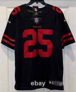 NIKE San Francisco 49ers Sherman #25 Black Red Alt Vapor Football Jersey Mens L