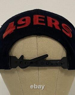 NIKE San Francisco 49ers Vintage Snapback Hat Team Sport NFL Blue/Red Swoosh
