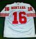 NWT! 1989 SAN FRANCISCO 49ers JOE MONTANA Mitchell & Ness Throwback AWAY Jersey