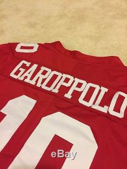 NWT Jimmy Garoppolo #10 San Francisco 49ers Nike Vapor Jersey Red XXL (52)