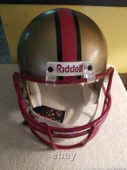 NWT NEW Riddell San Francisco 49ers Professional Full Size Replica Helmet L