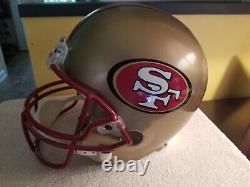 NWT NEW Riddell San Francisco 49ers Professional Full Size Replica Helmet L