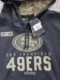 NWT Nike San Francisco 49ers Men's NFL Salute to Service Hoodie Sz 3XL NKDY-00A