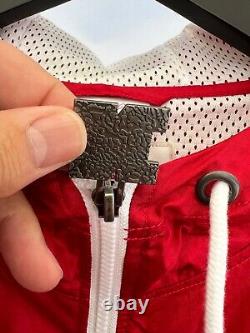 NWT San Francisco 49ers Niners Authentic NFL Football Full Zip Windbreaker