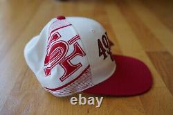 NWT Vintage San Francisco 49ers Snapback Hat Sports Specialties Laser Wool NFL