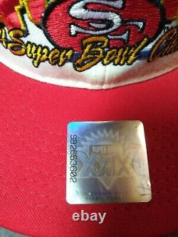 New 90s #1 Apparel San Francisco 49ers Snapback Hat Cap NFL VTG Superbowl