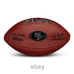 New Duke NFL San Francisco 49ers Metallic Official Authentic Leather Football