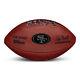 New Duke NFL San Francisco 49ers Metallic Official Authentic Leather Football