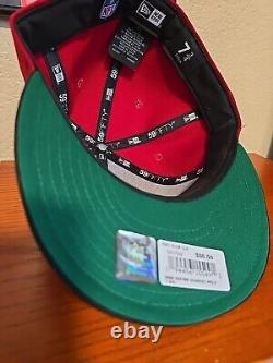 New Era 59Fifty San Francisco 49ers Niners Empire RED / BLACK FITTED 7 3/4