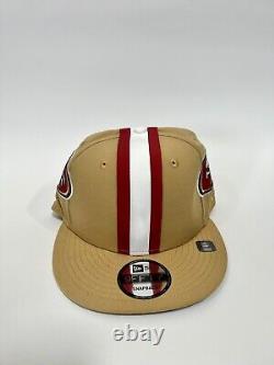 New Era NFL San Francisco 49ers Team 9Fifty 950 Snapback Hat Cap Tan Helmet