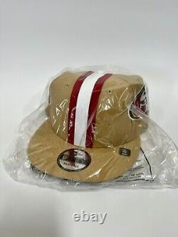 New Era NFL San Francisco 49ers Team 9Fifty 950 Snapback Hat Cap Tan Helmet