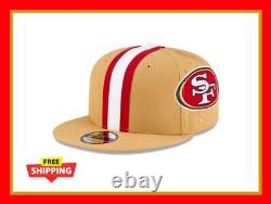 New Era NFL San Francisco 49ers Team 9Fifty 950 Snapback Hat Cap Tan Helmet