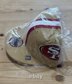 New Era NFL San Francisco 49ers Team 9Fifty 950 Snapback Hat Cap Tan Helmet OS