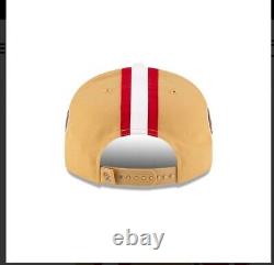 New Era NFL San Francisco 49ers Team 9Fifty 950 Snapback Hat Cap Tan Helmet OS