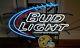 New! Large 28 × 22 BUD LIGHT Official Beer Sponsor SF 49ers Neon Light