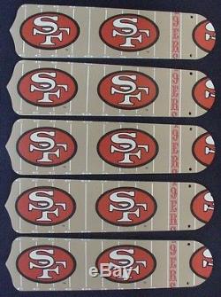 New NFL SAN FRANCISCO 49ERS FOOTBALL Ceiling Fan 52