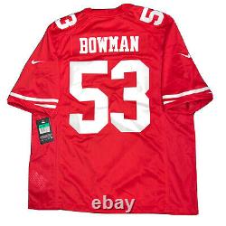 New Navarro Bowman Mens Size XL San Francisco 49ers Nike Red Limited Jersey NWT