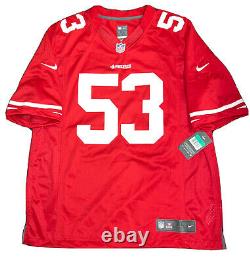 New Navarro Bowman Mens Size XL San Francisco 49ers Nike Red Limited Jersey NWT