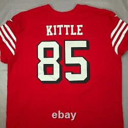 New Nike George Kittle San Francisco 49ers Vapor Elite Sewn Jersey 56 3XL $315