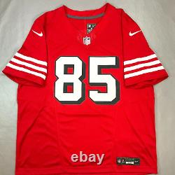 New Nike George Kittle San Francisco 49ers Vapor FUSE Red Jersey 48 XL $175