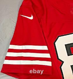 New Nike George Kittle San Francisco 49ers Vapor FUSE Red Jersey 48 XL $175