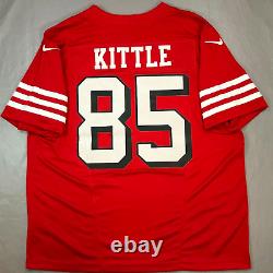 New Nike George Kittle San Francisco 49ers Vapor FUSE Red Jersey 48 XL $175