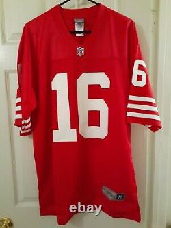 New Pro Line Vintage NFL San Francisco 49ers Joe Montana Jersey Red Size M, dunk