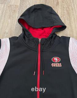 New San Francisco 49ers Nike Authentic Sideline On Field Full-Zip Hoodie Mens