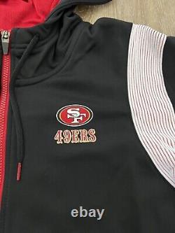 New San Francisco 49ers Nike Authentic Sideline On Field Full-Zip Hoodie Mens